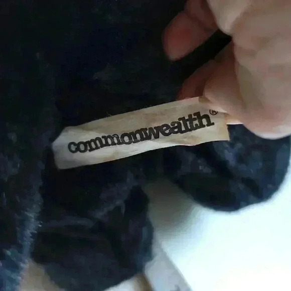 Commonwealth vintage black lab dog plush see all pics for measurement - Picture 6 of 8